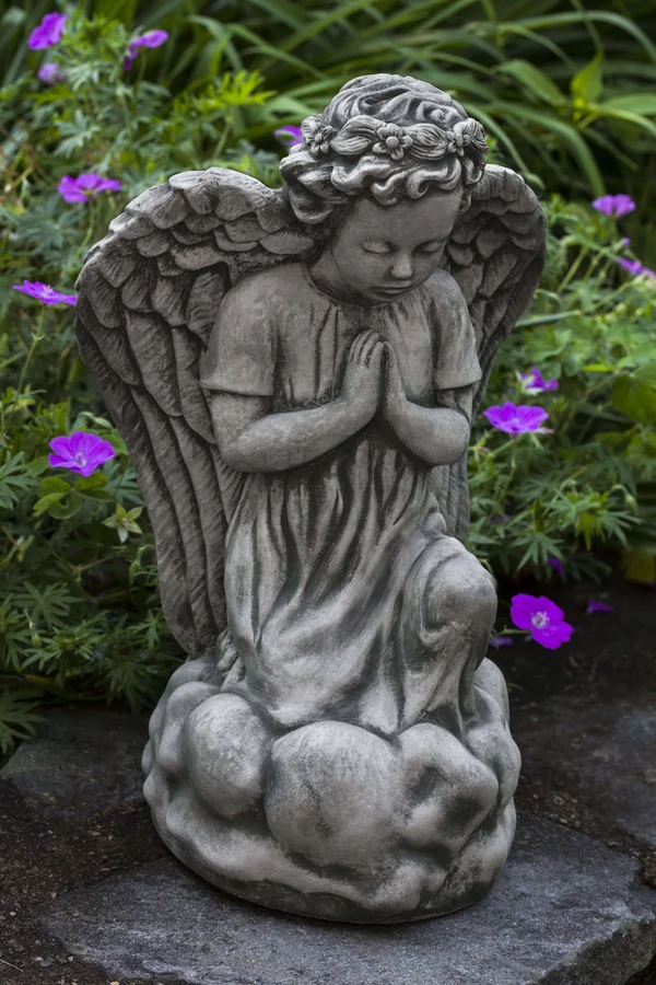 Campania International Alpine Stone Angel&s Prayer Statue