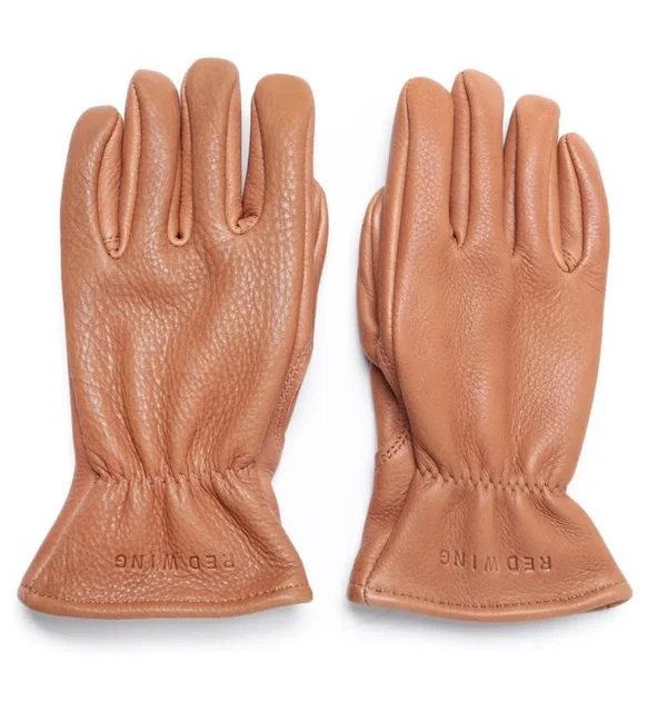 Red Wing Heritage Lined Leather Gloves - Nutmeg Buckskin