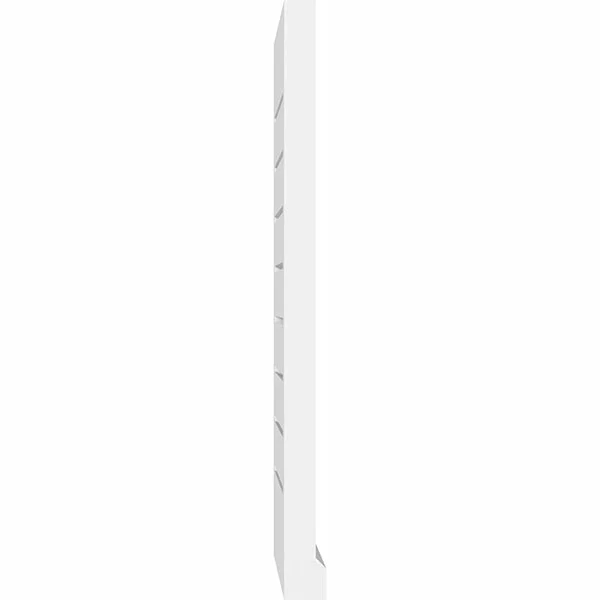 Ekena Millwork GVPVE32X1403SF 32x22W x 14x22H Vertical Surface Mount PVC Gable Vent: Functional, w/ 2x22W x 2x22P Brickmould Sil
