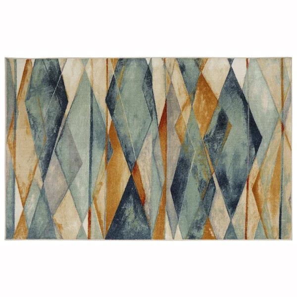 Mohawk Home New Wave Diamond Illusion Area Rug - 7&6x22 x 10& (Multi)