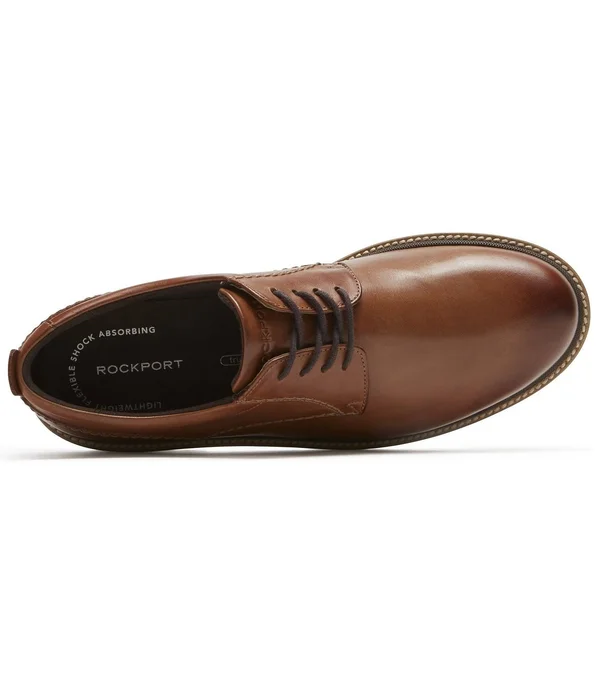 Rockport Men's Marshall Plain Toe Oxford - Size: 11.5, Brown