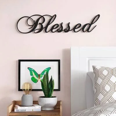 Blessed Wall D閏or Red Barrel Studio Size: 4x22 H x 15x22 W