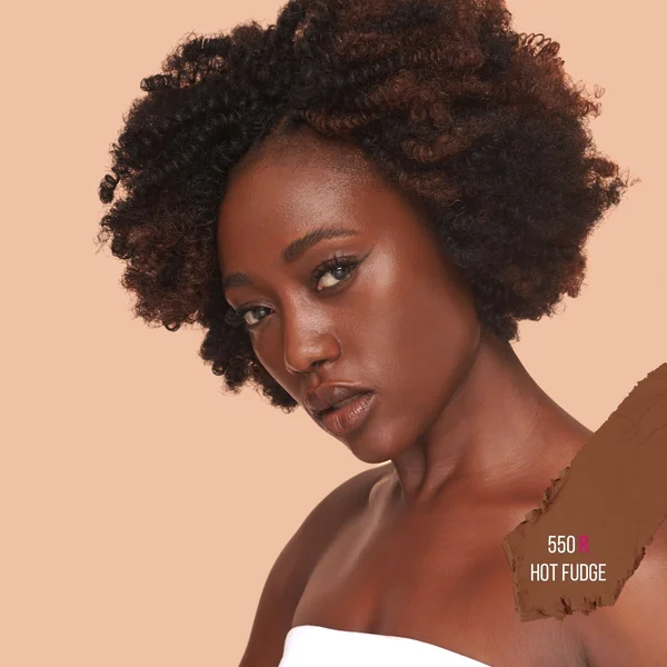Huda Beauty 550R Hot Fudge #FauxFilter Skin Finish Buildable Coverage Foundation Stick - 0.44 oz