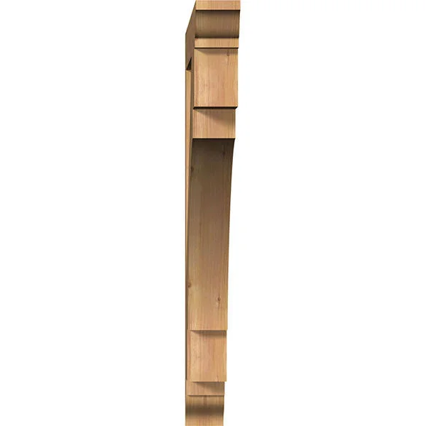 3 1/2x22W x 36x22D x 36x22H Merced Traditional Smooth BRACKET, Western Red Cedar