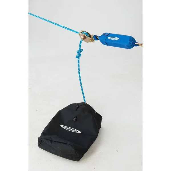 Werner L102030 30ft 2-Man Rope Horizontal Lifeline System, Cross-Arm Strap, Ratchet Tensioner