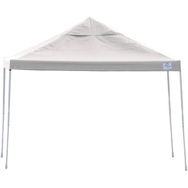 ShelterLogic 12 ft. x 12 ft. Pro Pop Up Canopy - Straight Leg, White