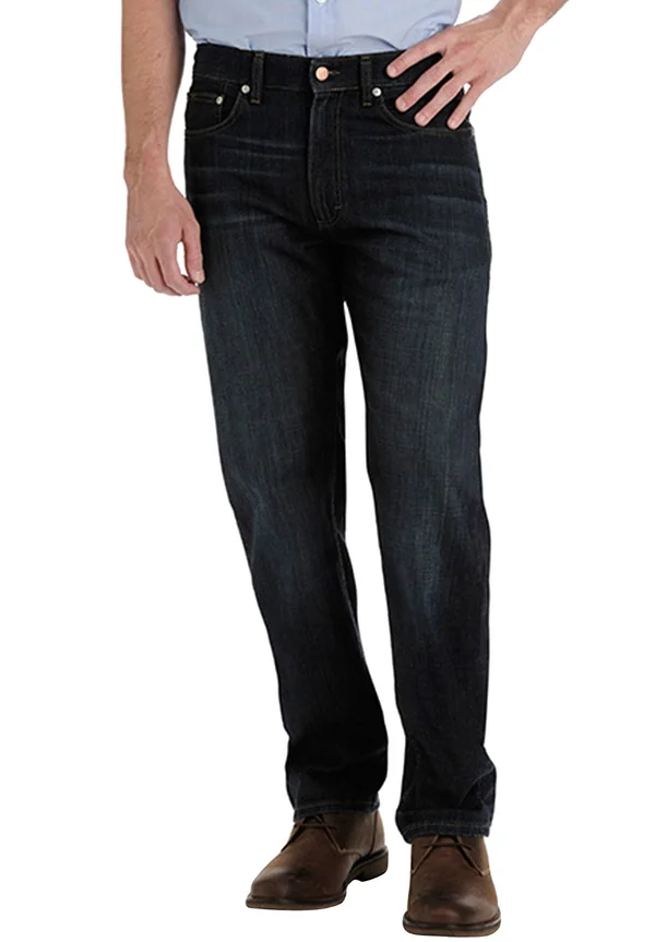 Lee Men's Big & Tall Custom Fit Relaxed Straight Leg Jean