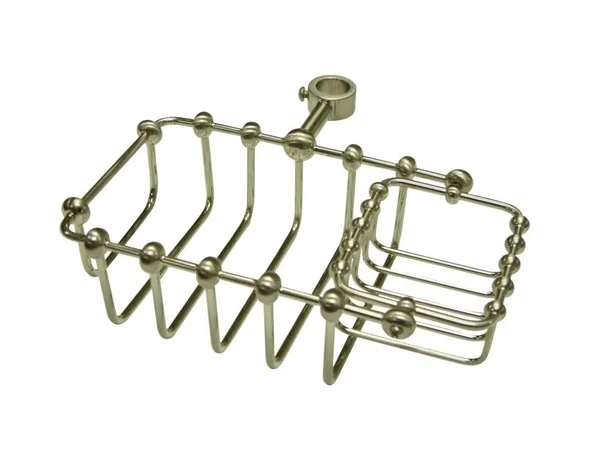 Kingston Brass 7x22 Riser Mount Soap Basket - Satin Nickel