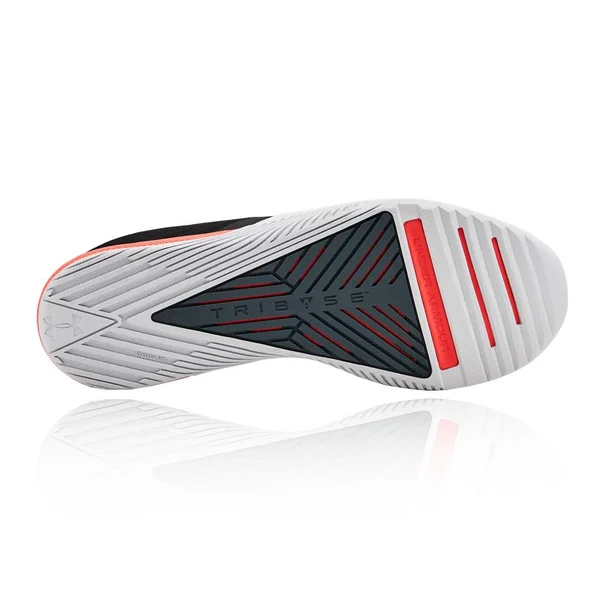 Under Armour TriBase Thrive Black/Beta Red/Pitch Gray - Men's, Size: 9