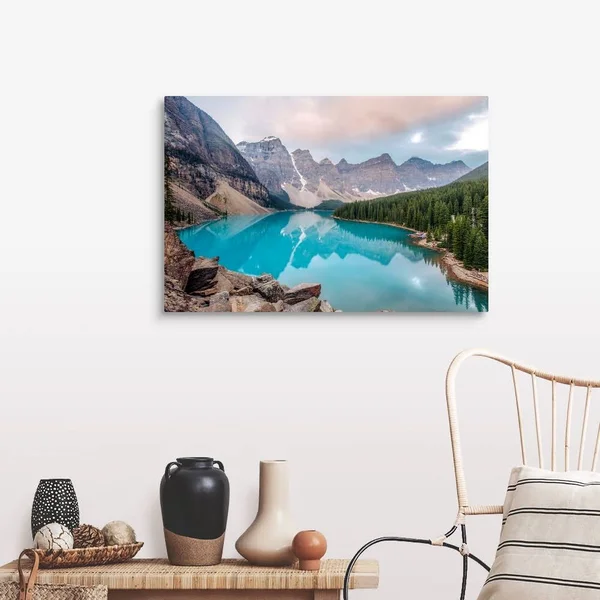 Moraine Lake, Banff National Park, Alberta, Canada, Canvas Wall Art, 36x24, Great Big Canvas