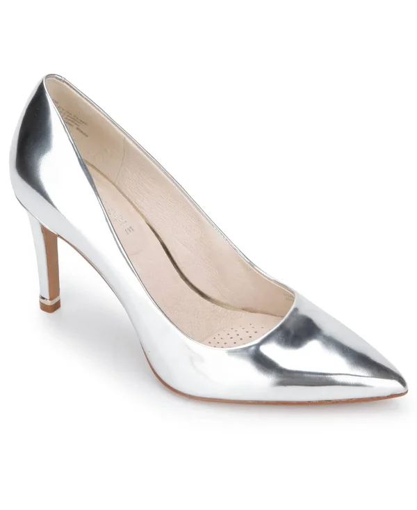 Kenneth Cole Women's Riley Pointed-Toe Pumps - Silver