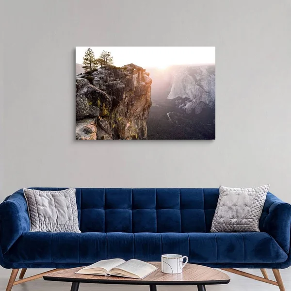 Sunset at Yosemite National Park, California, Canvas Wall Art, 48x32, Great Big Canvas