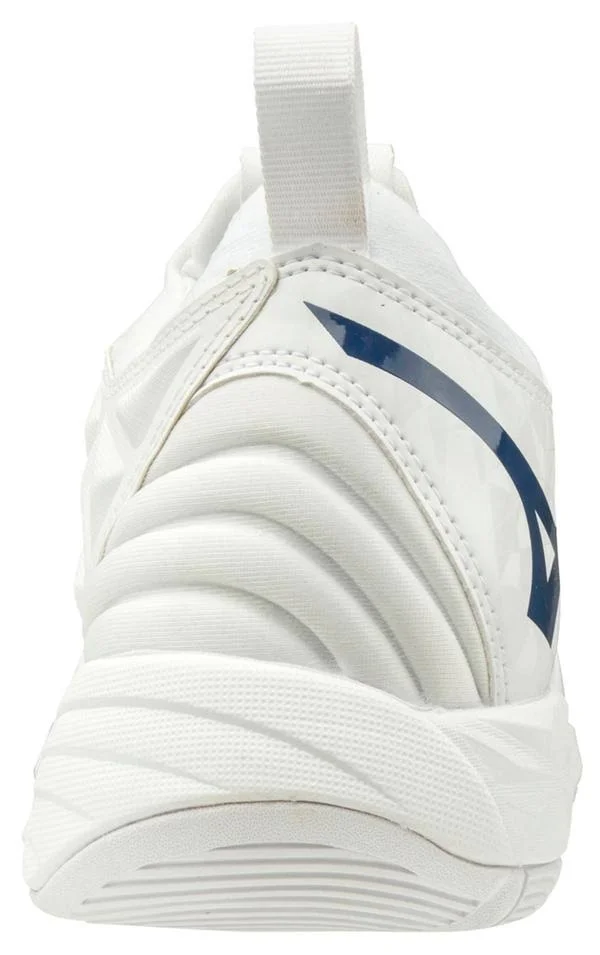Mizuno Wave Momentum White/Navy Women's Volleyball Shoes - Size: 7