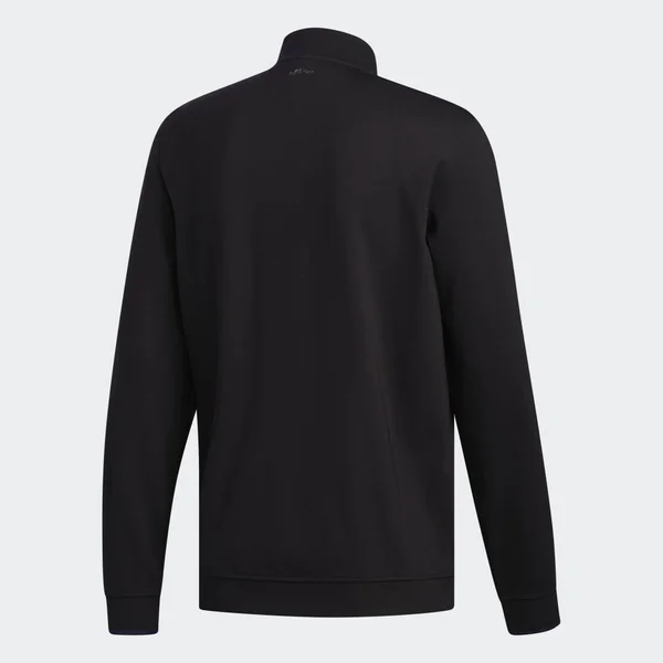 Adidas Adipure Modern Tech Black Mens Golf 1/4 Zip