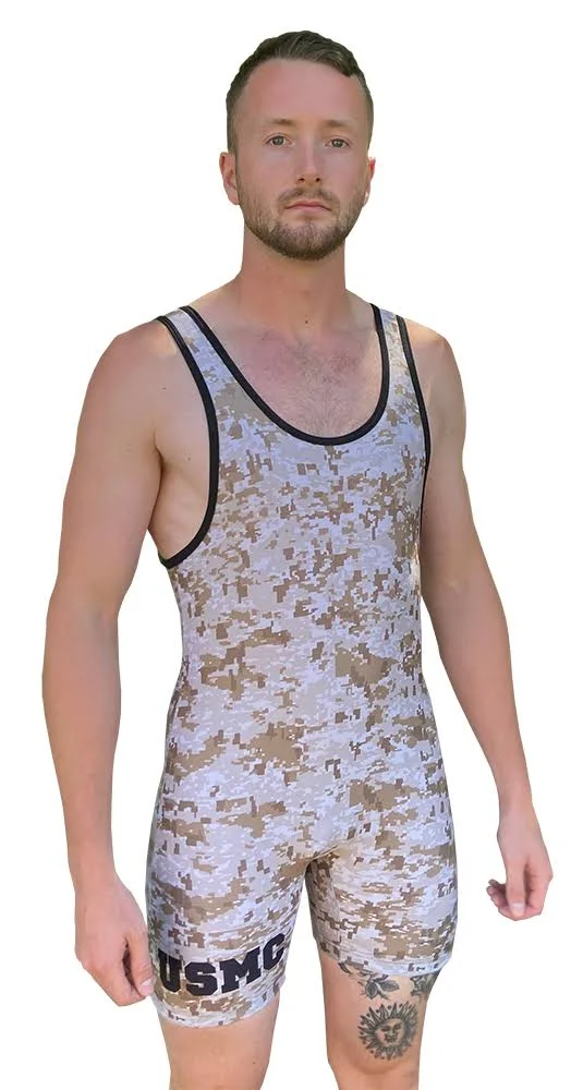 #211 USMC Camo Singlet Xs, USMC Camo