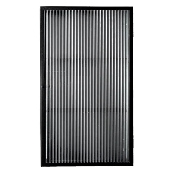 Ferm Living Haze Wall Cabinet - Reeded Glass - Black