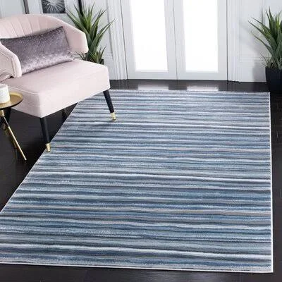 Ramm Ivory/Blue/Gray Area Rug Rosecliff Heights Rug Size: Rectangle 4&5x22 x 6&5x22