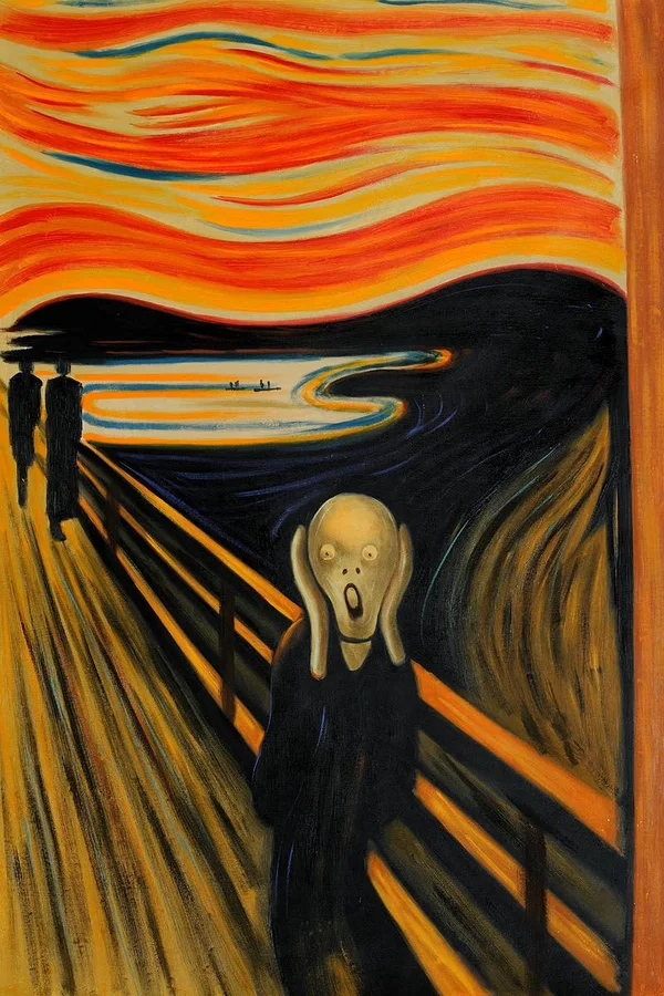 The Scream by Edvard Munch Hand Painted Oil Painting