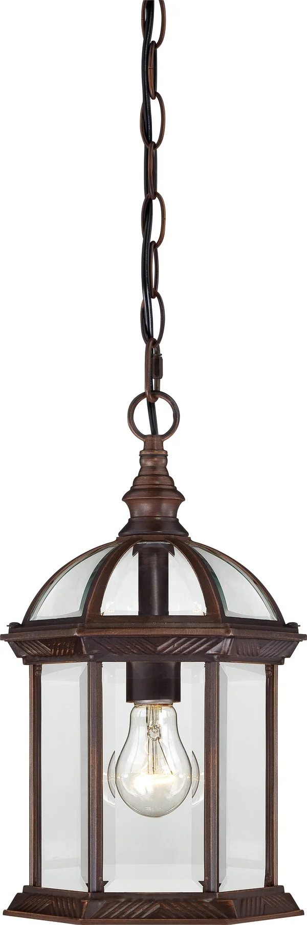 Nuvo 60/4978 Boxwood 1 Light 8 inch Rustic Bronze Outdoor Hanging Lantern