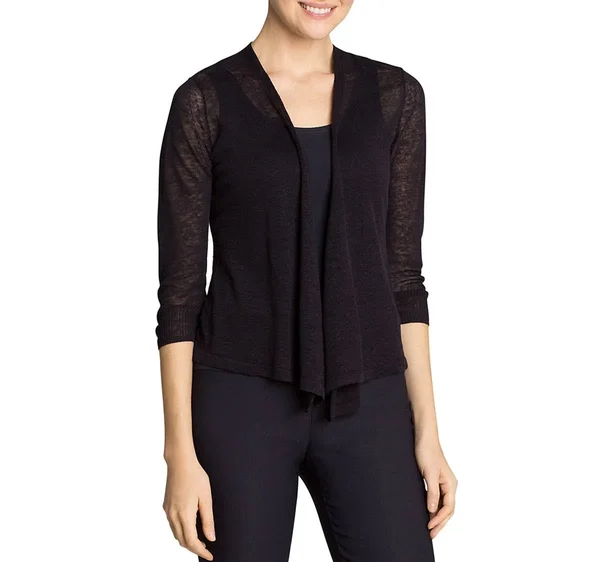 Nic+Zoe Lightweight Four-Way Cardigan - Small - Dark Indigo