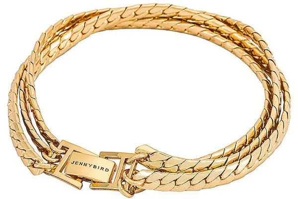 Priya Triple Strand Bracelet in Gold