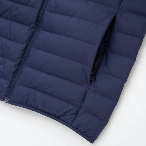 Uniqlo Men's Ultra Light Down Puffer Jacket - Orange, S