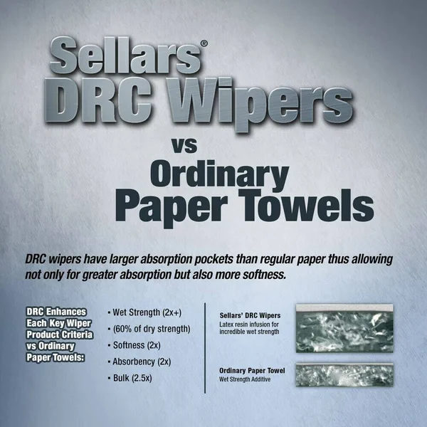 Sellars Wipers & Sorbents 10252 Plain Z400 Jumbo Roll- 692CT - Blue