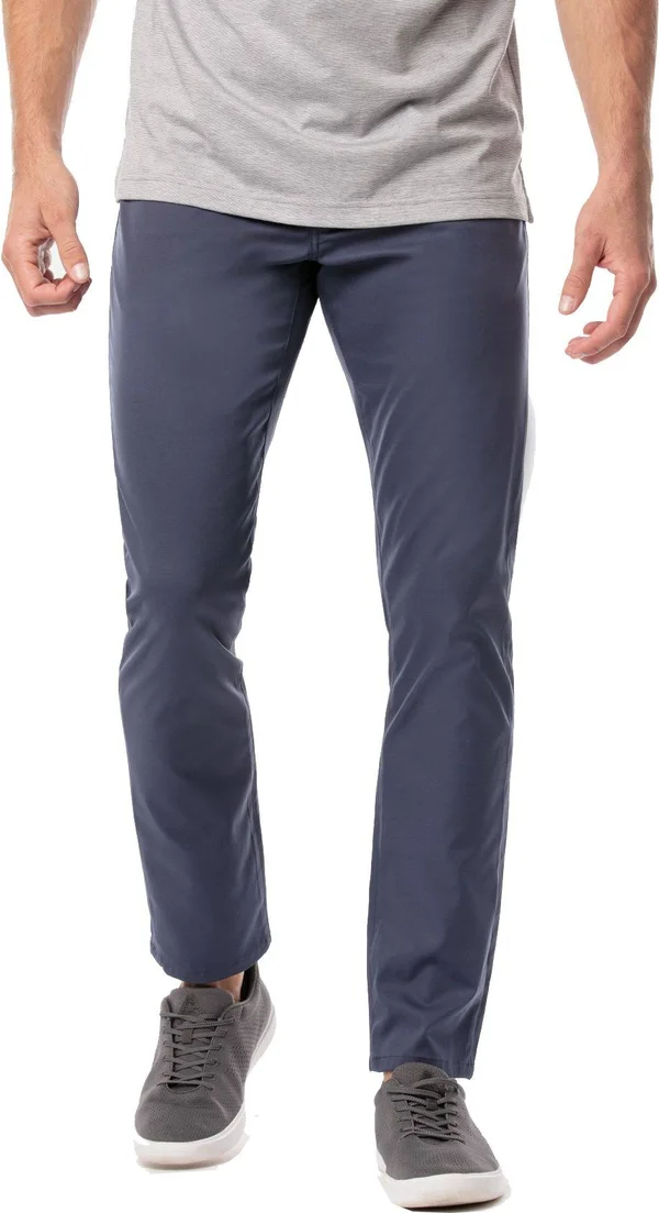 TravisMathew Men's Open to Close Golf Pants, Size 32, Blue