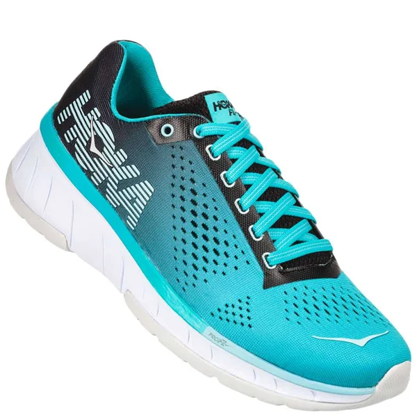 Hoka One One Women's Cavu Running Shoe Black/Bluebird 11