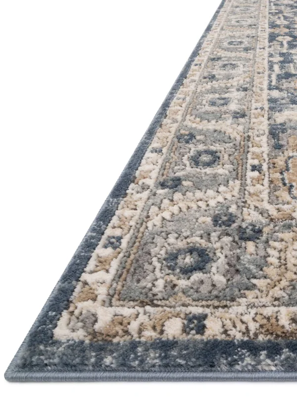 Loloi II Teagan TEA-03 Denim Pebble Rug - 5 ft 3 in x 7 ft 6 in