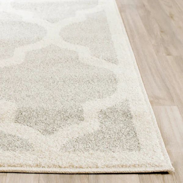 Safavieh 2&-3x22 x 15& Amherst AMT420B Light Grey - Beige Rug