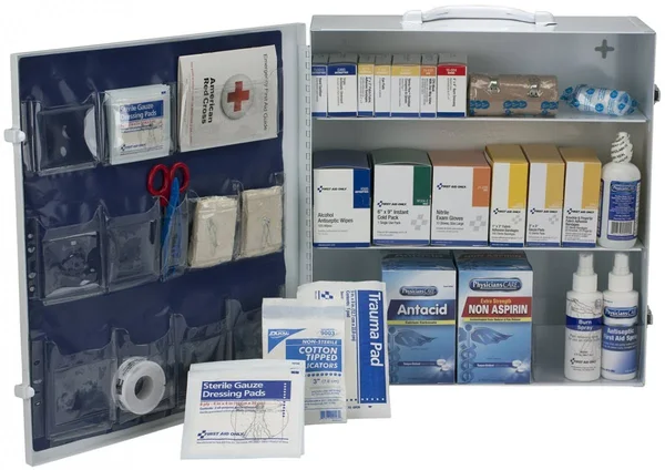 First Aid Only 90574 Bulk First Aid Cabinet - Metal, 100 Person