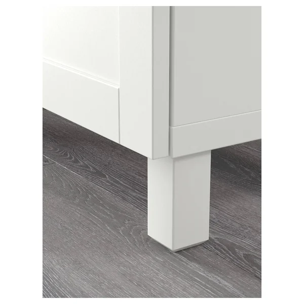 IKEA - BESTÅ Storage Combination with Doors, White/Hanviken/Stubbarp White, 70 7/8x16 1/2x29 1/8