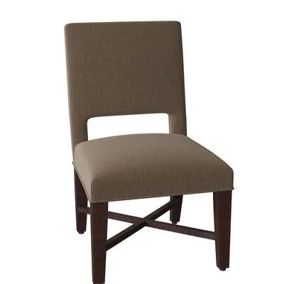 Putnam Upholstered Side Chair Fairfield Chair Body Fabric: 8789 Indigo - Leg Color: Espresso