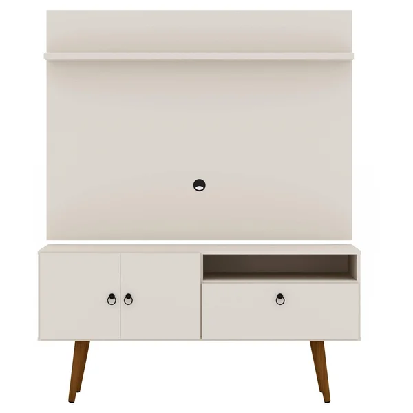 Manhattan Comfort Tribeca 53.94 TV Stand and Panel in Off White