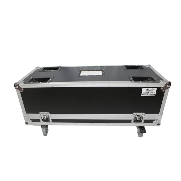 Prox Fits 2x RCF NX L24-A Column Array Flight Case with 4 inch Wheels