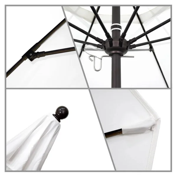 California Umbrella 9 ft. Patio Umbrella in Astoria Lagoon Fabric