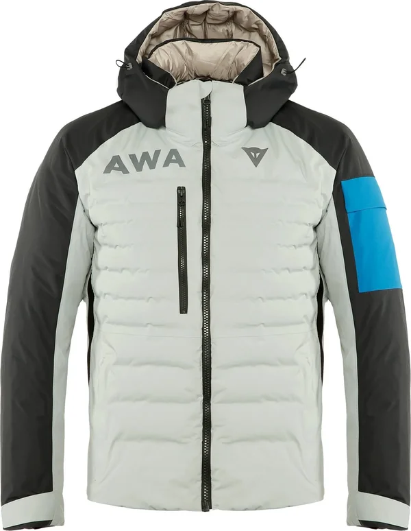 Dainese Awa Black - Textile Jacket - Light Grey/Black/Blue - XXL