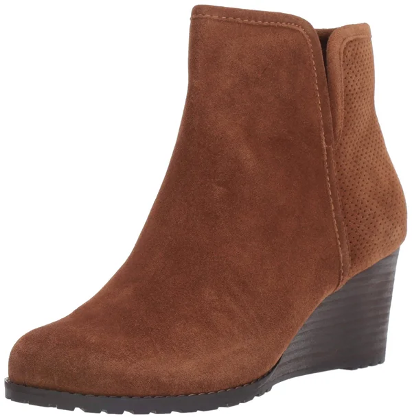 Rockport Hollis Vcut Bootie Women's Boots Tan : 9.5 M (B)