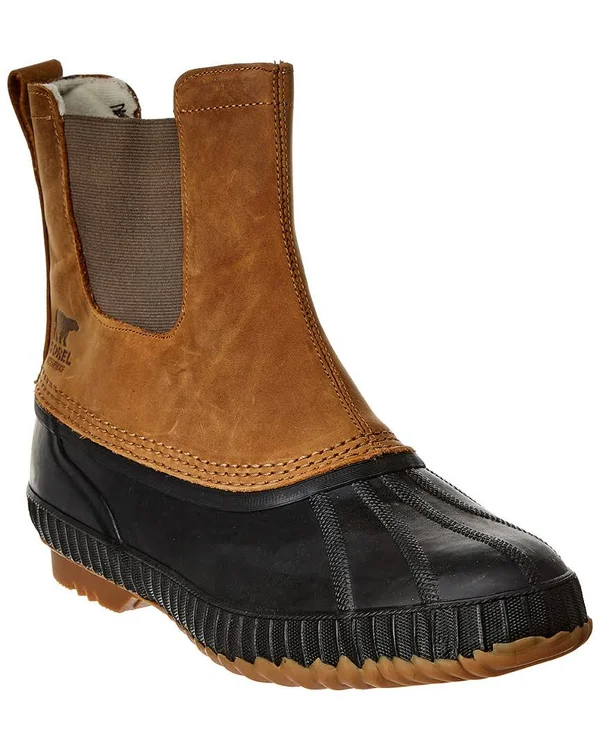 Sorel Men's Cheyanne II Chelsea Boot - 12 - Elk, Black