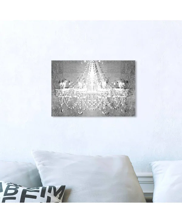 Oliver Gal Gray Dramatic Entrance Chrome Fashion Canvas