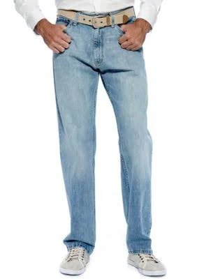 Nautica Jeans Men's Relaxed Light Hatch Jean, Hokline Blue, 30Wx32L