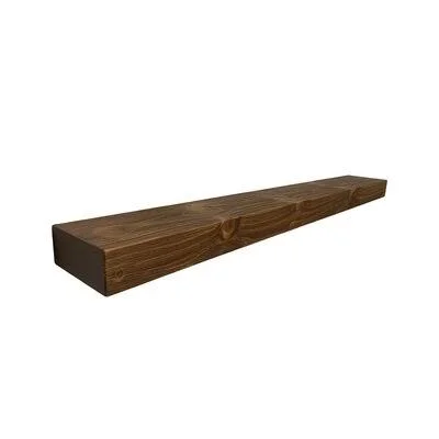 Giuliano Fireplace Shelf Mantel Gracie Oaks Finish: Brown, Shelf Length: 72x22