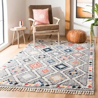 Robichaux Southwestern Gray Area Rug Bungalow Rose Rug Size: Rectangle 9& x 12&