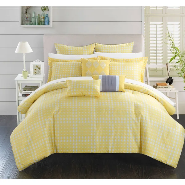 Clay Alder Home Fruita Oversized Reversible 8-Piece Comforter Set, Twin