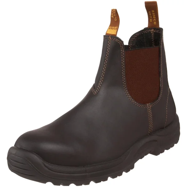 Blundstone Adult Unisex Steel Toe Cap Work Boots - Brown, 11.5M