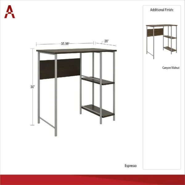 Mainstays Computer Desk - Multiple Colors - Espresso