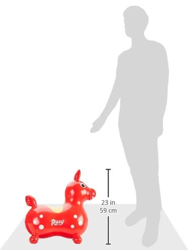 Gymnic 8002 Rody Horse Ride On, red