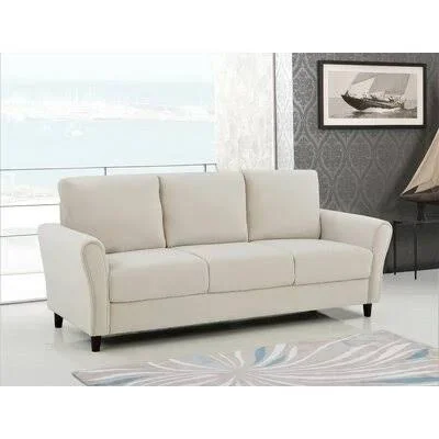 William Street Sofa House of Hampton Upholstery Color: Ivory