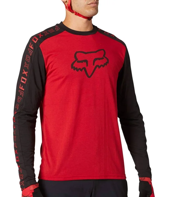 Fox Ranger Drirelease Long Sleeve Jersey Chili SM